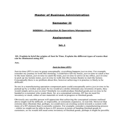 Prod. & operation mgt.