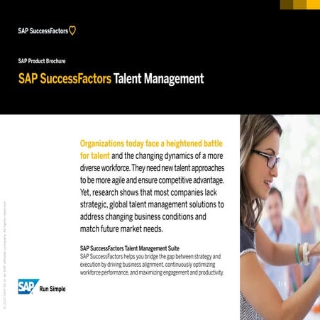  SAP SuccessFactors Talent Management