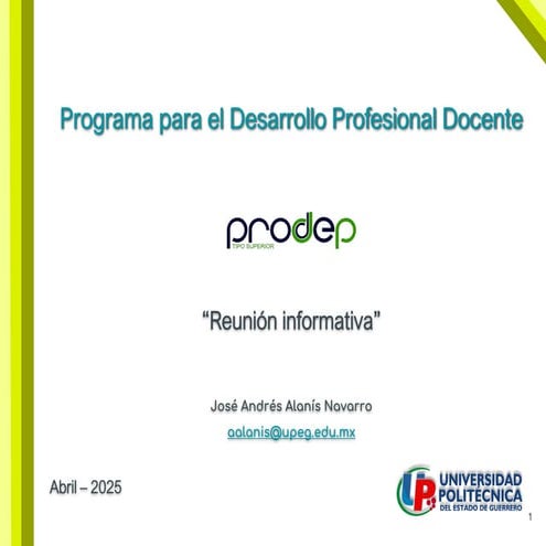Comparativa entre PRODEP SNI y PEI COCYTIEG | PDF