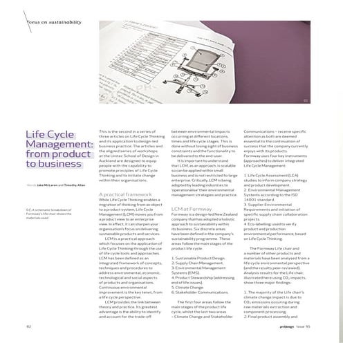 Life Cycle Management (Prodesign Article)