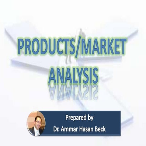 Produc market analysis