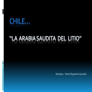 Litio En Chile