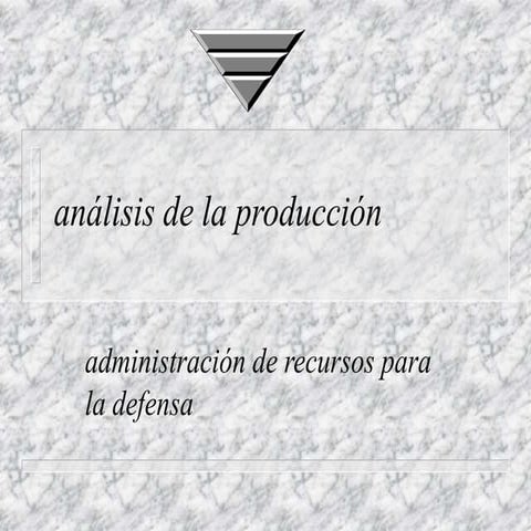 Teoria del productor, modelo economico productor