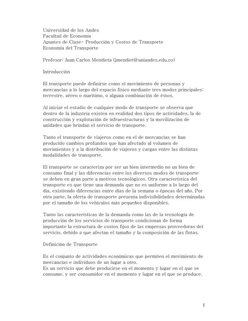 Producción y costos