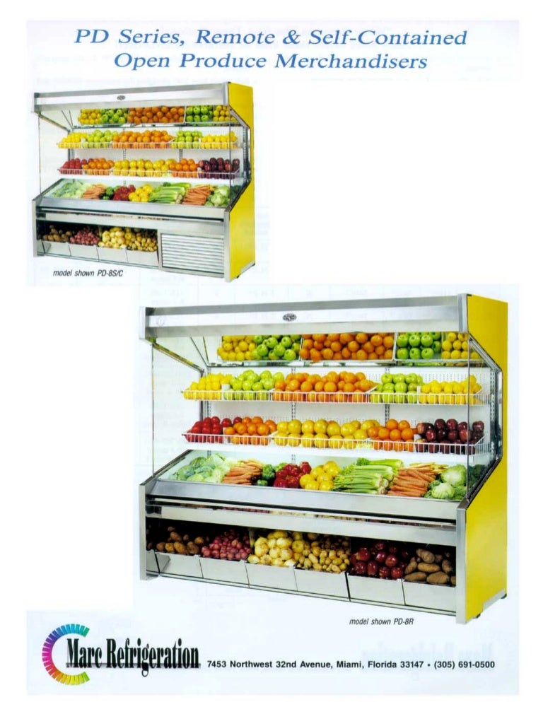 Self Contained Produce Display Case by Marc Refrigeration
