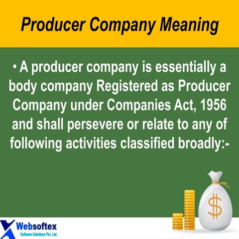Producer Company Incorporation | PPTX