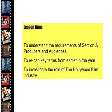 Producers And Audiences CGS