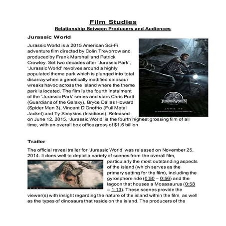 Producers and audiences