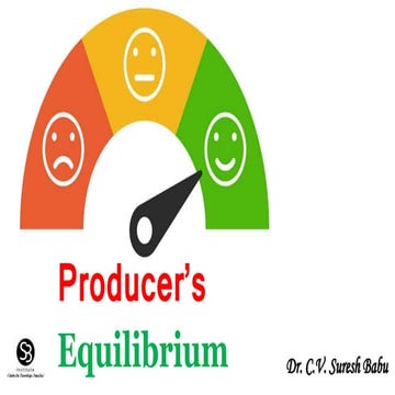 Producers equilibrium