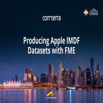 Producing Apple IMDF Datasets with FME | PDF