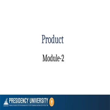 Complete Product Module 2 Presentationof