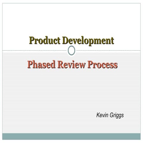 Product Development Phases