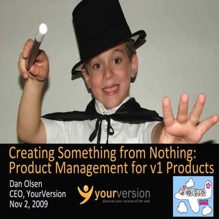 Product Management For Version 1 Pr...