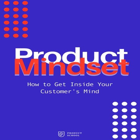 Product Mindset
