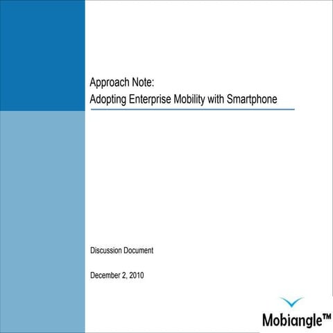 On mobile - Product Strategy