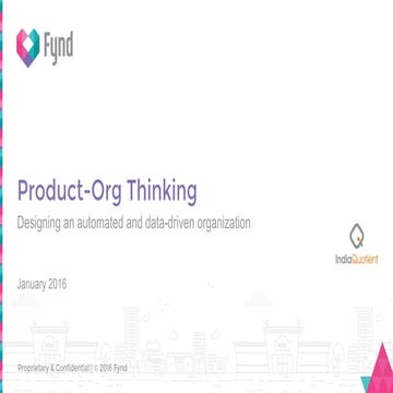 Designing an automated and data-driven organization