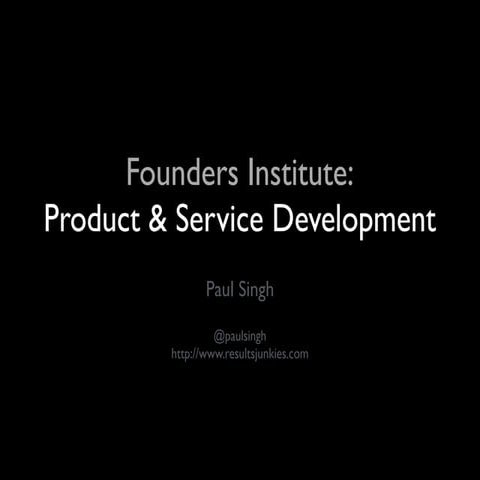 FI: Product and Service Development
