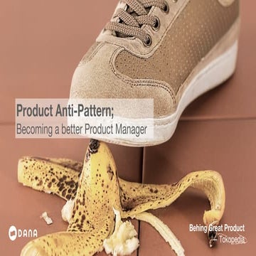 Product Anti-pattern: Becoming Better Product Manager