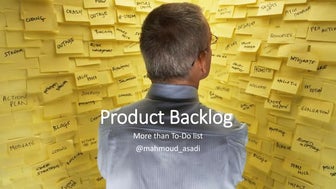 Product backlog
