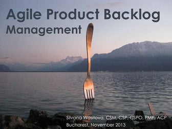 Product Backlog Management