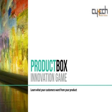 Product Box Innovation Game