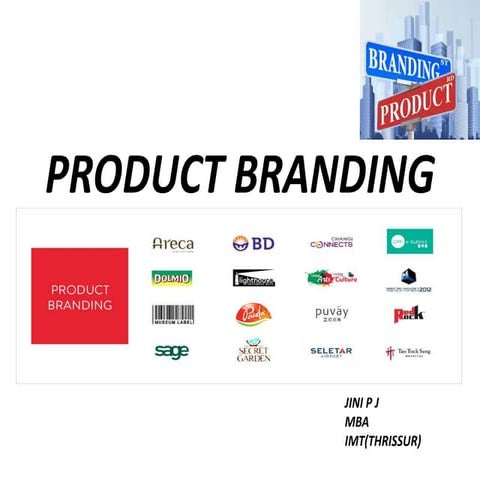 Product branding 