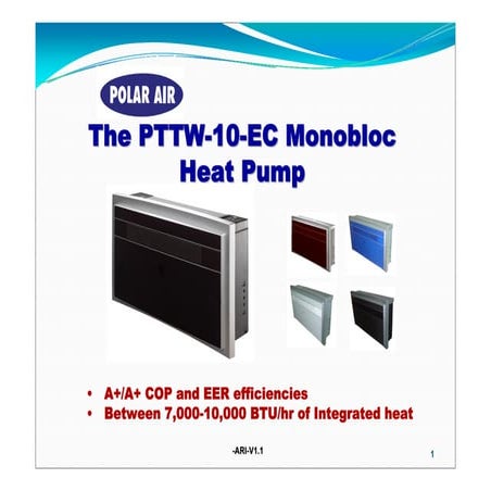 Double Duct Interior Mount Heat Pump