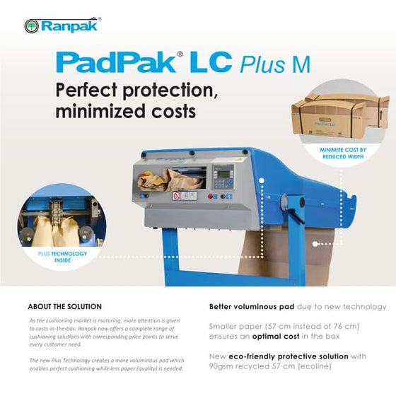 Ranpak PadPak Plus overview brochure spread | PPT