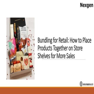 Product bundling how to place products together on store shelves for more sales 