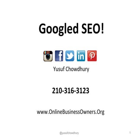 Googled SEO
