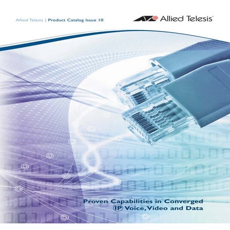 Catálogo de Produtos Allied Telesis 2010