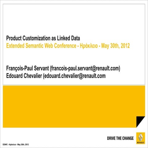 Product Customization as Linked Data