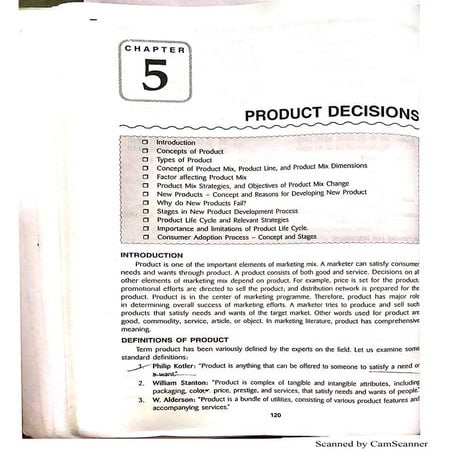 Product decisions: new product development and product life cycle 
