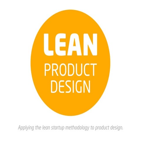 Lean Product Design