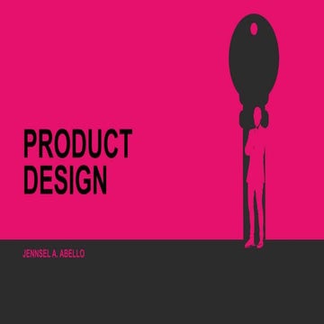 PRODUCT DESIGN.pptx by jennsel abello / service design