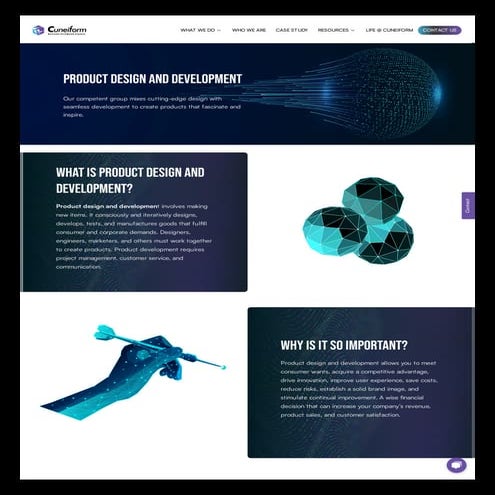 Product design and development service company.