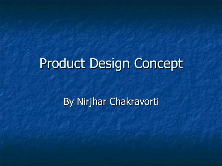 Product design concept