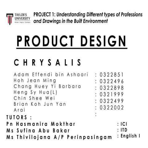 Product Design