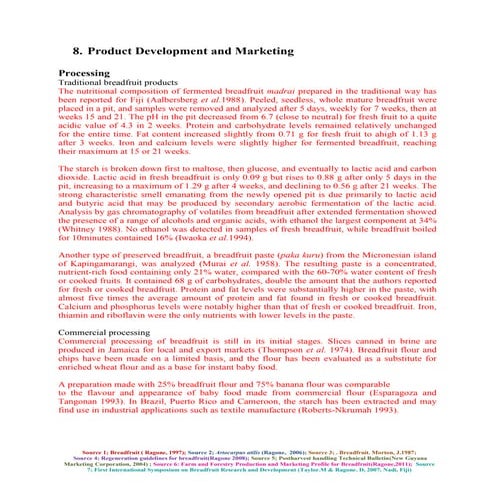 Product development and marketing