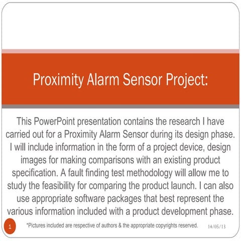 Product development phase project 2012