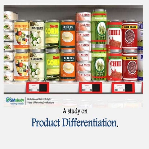 Product differentiation