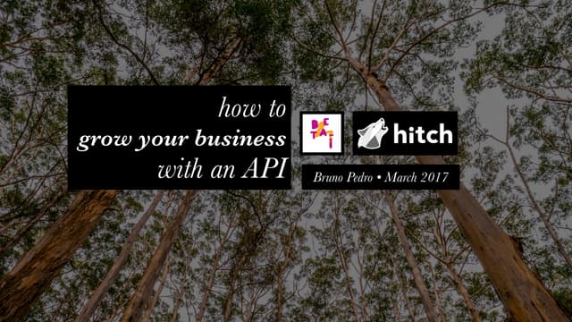 Product growth with an API