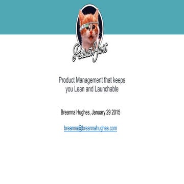 Agile + Lean Product Management