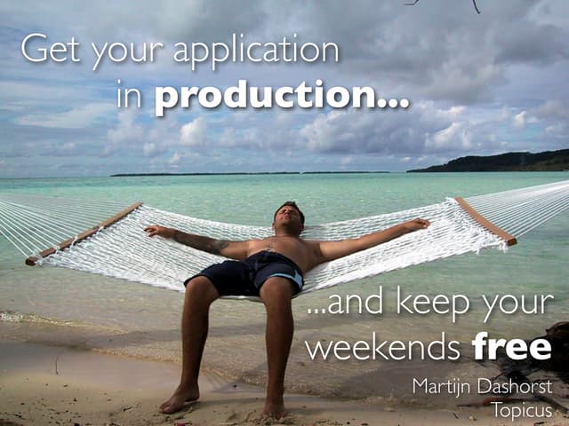 Keep your Wicket application in production