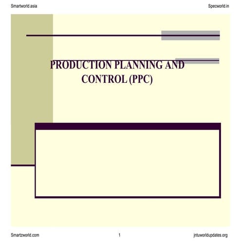 Production planning-and-control-notes-converted