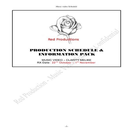 Production schedule draft1