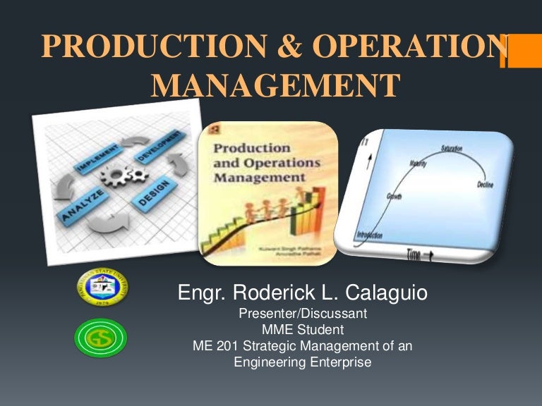 production and operation management production management