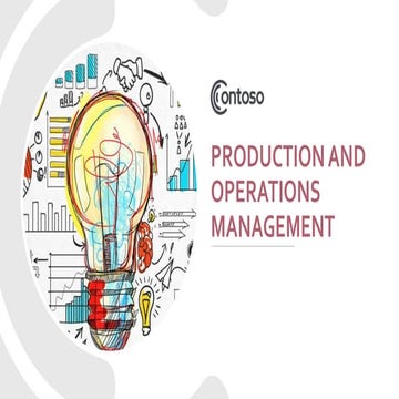 Production and Operations Management Introduction