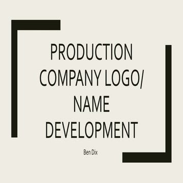 Production company