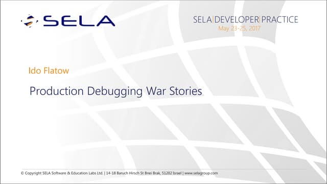 Production Debugging War Stories